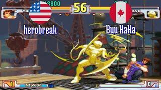 FT3 @sfiii3nr1: herobreak (US) vs Buu HaHa (CA) [SF III 3rd Strike sfiii sf3 Fightcade] Jan 9