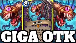 Gigafin OTK! GIGACHAD Murloc Warlock Combo!! | Hearthstone