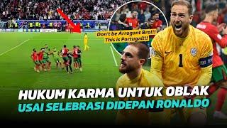 Balas Kesombongan Oblak!! Lihat Cara Rekan-Rekan Setim Ronaldo Balas Yang Dilakukan Kiper Slovenia