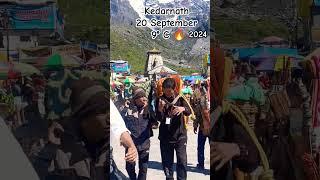 Kedarnath Update 20 September #shorts #short #kedarnath #weather #devotional #reels