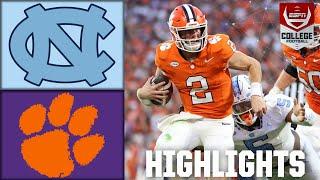 North Carolina Tar Heels vs. Clemson Tigers | Full Game Highlights