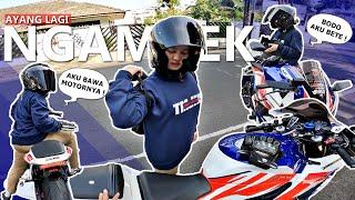 ISTRI GUE NGAMBEK  MOGE 600CC DISITA LANGSUNG DI BAWA    #733