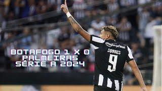 Botafogo 1 x 0 Palmeiras | SÉRIE A 2024 | COMPACTO SPORTV HD