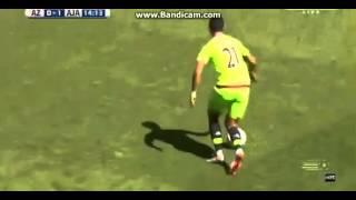 Anwar El Ghazi Amazing Goal   AZ Alkmaar 0 1 Ajax  Erdedivisie  9 8 2015