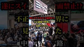 遂にスイスもEV全面禁止!?不正連発で世界に見捨てられた中国EVの末路 #ev #中国 #bydev #スイス #車