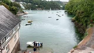 Walking in Beautiful Dartmouth in Devon, England. Holiday 2022