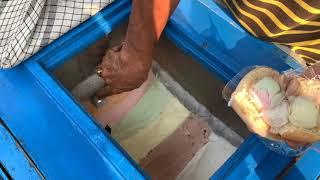 Indonesian Street Food - Classic Medanese Ice Cream with Bread