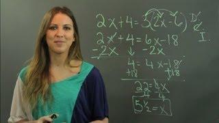 How to Solve Multi-Step Linear Equations : Linear Algebra Education