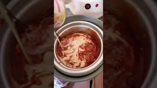 Cooking Chicken Spag shanghai in rice cooker