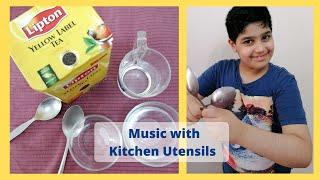 Music with kitchen Utensils |Kitchen Music | how to make music with kitchen tools