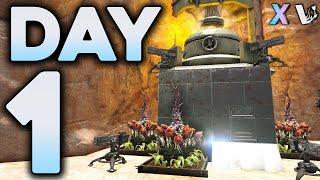 DUO Claiming Triple Waterfall Cave Day 1! - ARK PvP (Ft. Vitality)