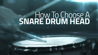 How To Choose A Snare Drum Head - Drumeo