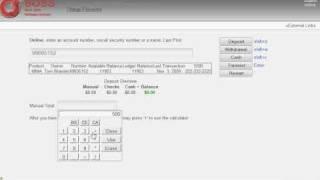 BOSS Teller System Demo Screencast
