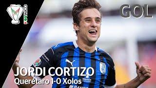 Gol de J. Cortizo | Querétaro 1 - 0 Tijuana | Copa MX - Jornada 3