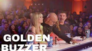 GOLDEN BUZZER: watch Young African girl with Golden voice who got Howie's Golden Buzzer