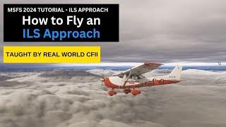 FS24: How to Fly an ILS Approach Using a G1000 and Foreflight | Taught By Real World CFII