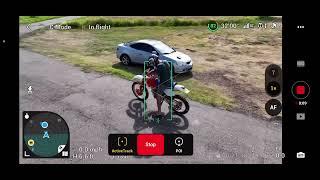 Testing Active Track on a dirt bike with the Dji Mavic 3