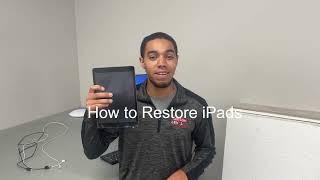 Restoring iPads with iTunes