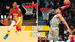 TOP 50 ALL-STAR DUNKS OF THE LAST 5 ALL-STAR GAMES ! 