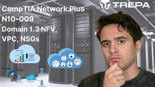 CompTIA Network Plus N10-009 Full Course | Domain 1.3 NFVs, VPCs, NSGs,  Internet/NAT Gateway