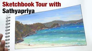 Sketchbook Tour with Sathyapriya