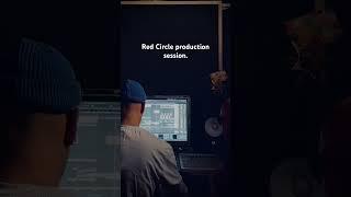 Production session in the “Red Circle” project in collaboration with Mr.K (BG)… #dimobg #redcircle