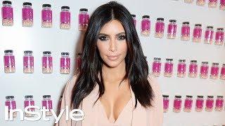 Kim Kardashian's Textured Waves Hair Tutorial | InStyle