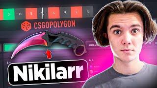 ВЫВЕЛ НОЖИК С ПРОМОКОДА НА CSGOPOLYGON!