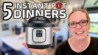 5 Delicious & Easy Instant Pot dinner Recipes | RV cooking