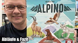 Alpino (Piatnik) - das etwas einfache Plättchenlegespiel im Vergleich zu Cascadia