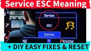 What Does Service ESC Mean, causes, How to Fix Ser