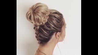 How to: Upside Down Dutch Braid into a Braided Bun