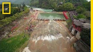 See an Ancient Wonder of China that Transforms a River | National Geographic