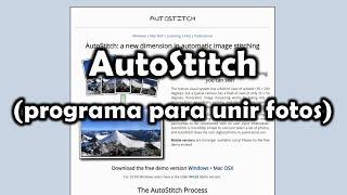 [AutoStitch] Software libre para unir fotografías