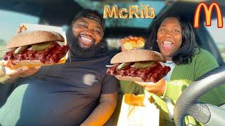 Trying The McDonald's McRib For The First Time..GOOD OR GROSS??