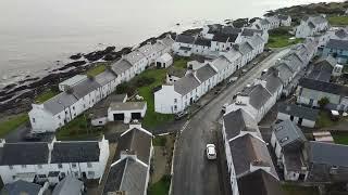 Port Charlotte Drone footage, Isle of Islay, Islay Drone Photography, Visit Scotland, Visit Islay