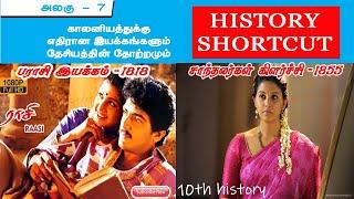 10th history lesson 7 shortcut| Tamil |#PRKacademy|TNPSC History shortcut