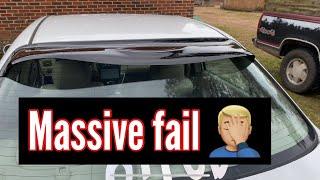 Installing a Roof Spoiler on the CG1 Accord! (Failed Miserably)