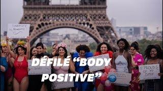 Des mannequins grande taille défilent au Trocadéro contre les diktats de la mode