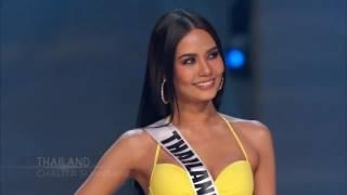 [รวมคลิป] น้ำตาล ชลิตา Miss Universe Thailand รอบ Preliminary Competition [HD]