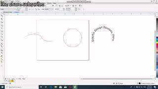 How to fit text to path  in CorelDraw