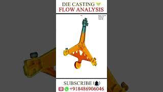 METAL FLOW ANALYSIS  HPDC flow analysis #pressurediecasting #diecasting #flowanalysis