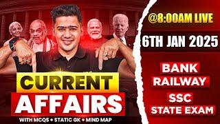 6 JANUARY 2025 | DAILY CURRENT AFFAIRS | SSC, SBI PO, SBI CLERK, SBI PO | KUSH SIR | YES OFFICER