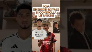 EMERSON QUESTA MATTINA#viralvideo #foryou #milan #championsleague #italia