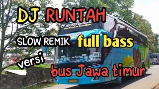 DJ RUNTAH SLOW REMIX FULL BASS.