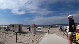 Bicycle tour from Germany to Poland following the Baltic Sea coast. 1st day.