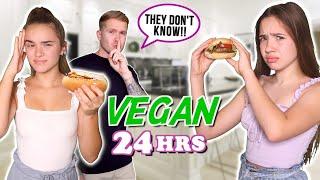 Eating VEGAN for 24 HOURS without KNOWING!