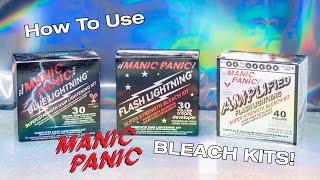 How to bleach your hair at home with Manic Panic bleach kits!