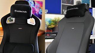 Noblechairs Epic Black Edition vs Hero Black Edition