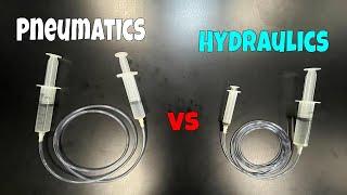 Pneumatics vs Hydraulics - The Difference Between Gases and Liquids Under Pressure